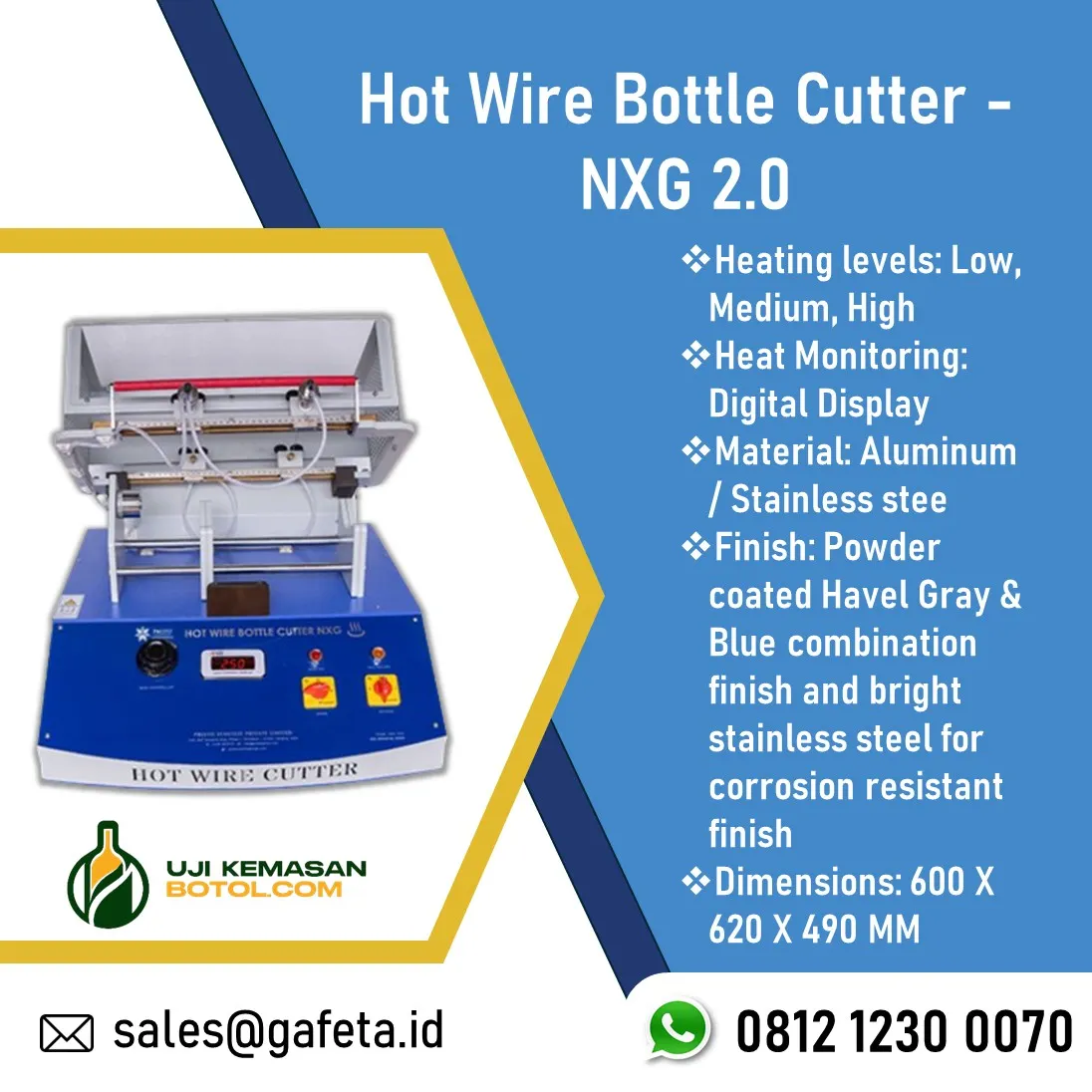 Jual Presto Hot Wire Bottle Cutter NXG 2.0 untuk Botol PET